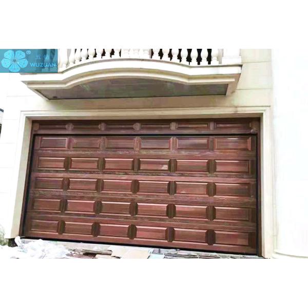 Vertical Single Track Sectional Overhead Garage Door