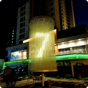 China DMX RGB Landscape 3D LED Pixel Lamp Crystal Waterproof For Building Decoration on sale