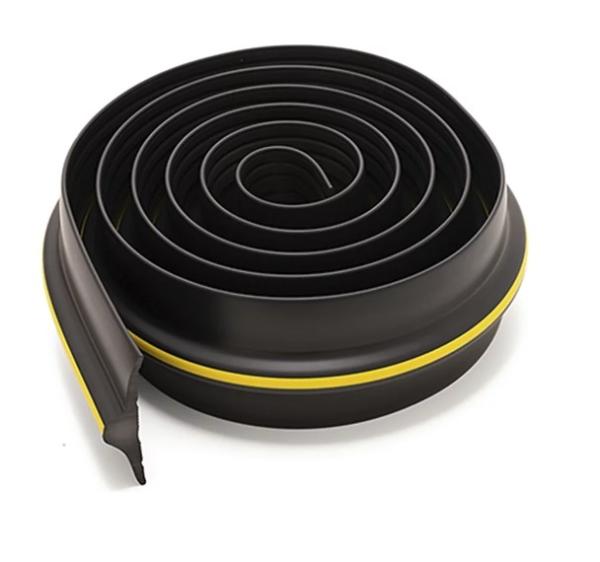 Cheap Garage Door Seal Strip Weatherproof Strip Rubber Diy Weather Stripping Replacement Not Include Sealant/Adhesive (Black) for sale