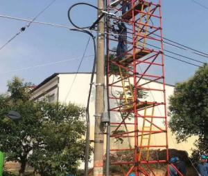 Best Strong Non Conductive Fibreglass Scaffold Tower For Wire Pole Repairement wholesale