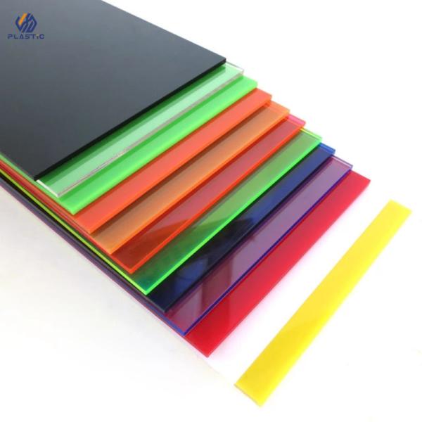 2mm 3mm 4mm Color Uv Resistance Unbreakable Perspex Sheet Acrylic Panel