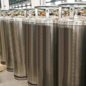 China 180 Liter Cryogenic Dewar Cylinder Welded Insulated Argon Bottle Liquid Oxygen on sale