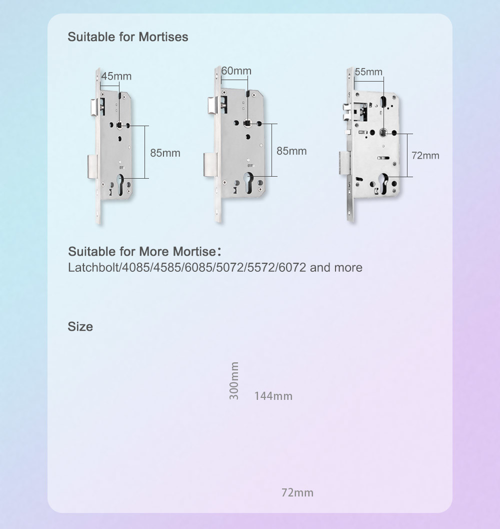 Safe Password FPC Fingerprint Smart Digital Keypad Door Lock IP65