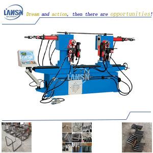 China Double Head Pipe Bending Machine Dual Head Double End Double Side Tube Bending Machine Pipe Bender on sale