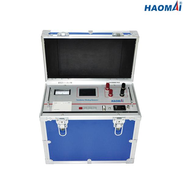 Cheap 100A ISO9001 Power Transformer Test Set DC Winding Resistance for sale