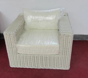 Best outdoor 9mm half round rattan sofa set wholesale