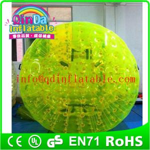 China QinDa Inflatable Aqua Zorb Ball for sale human bubble ball Grass Zorbing Ball on sale