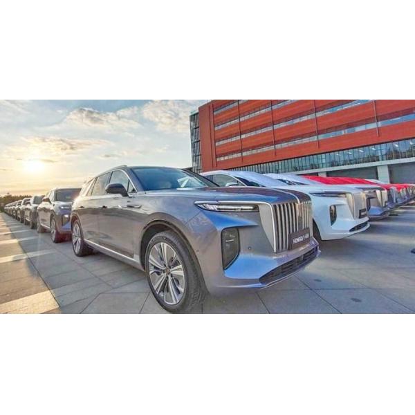 2024 High Speed Electric Car Hongqi E-HS9 Made In With Energy Big Suv Red Flag E-HS9 Used Cars Sports Car Turn to Left