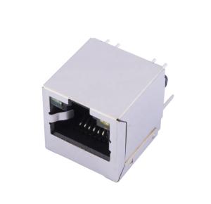 Best Vertical Rj45 Shielded Connector 8P8C With LED Light wholesale
