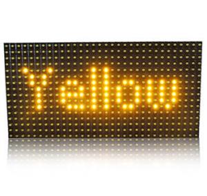 Outdoor Amber Led Display Module Waterproof High Brightness IP65 P10 Dip 320mm*160mm