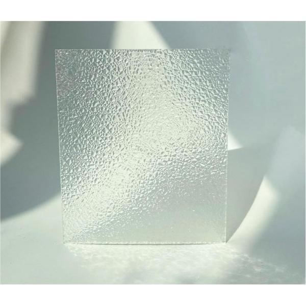 Decorative Lridescent Colored Texture Acrylic Sheet Fluted Clear Textured Acrylic Sheet