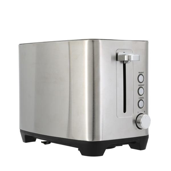 Cheap 1000W Household Long Slot Toaster Stainless Steel 2 Slice 120V for sale