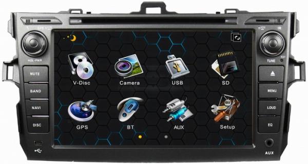 Cheap ouchuangbo A2DP Sat Nav for Toyota Corolla 2006-2011 with RDS Radio GPS digital touch screen MP3 CD player OCB-8010 for sale