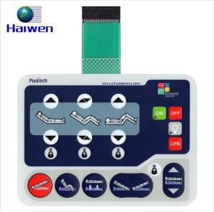 China Metal Dome 4 Button Membrane Switch PET Material Custom Waterproof on sale