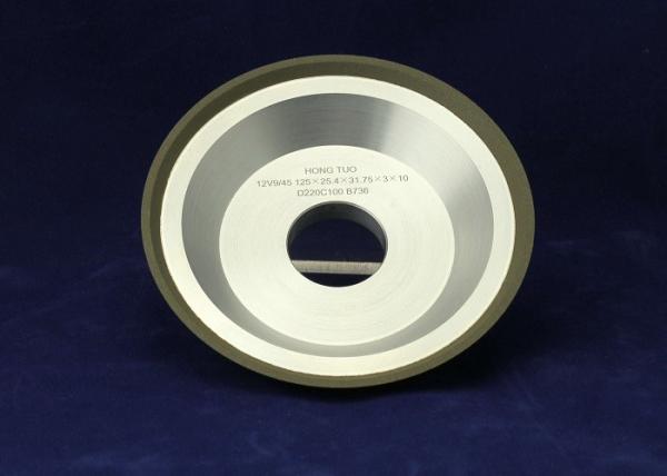 Cheap Sintering Craft Resin Diamond Grinding Wheels , 12V9 Industrial Grinding Wheels for sale