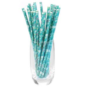 197mm 8mm No Plastic Green Reusable Biodegradable Paper Straw