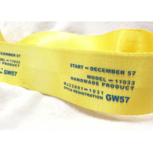 Eco - Friendly Narrow Nylon Elastic Woven Tape Woven Name Tapes 30D / 50D / 100D