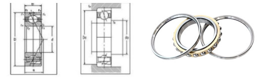 Premium Quality 718/710 ACMB Single Row Angular Contact Ball Bearing 710*870*74 mm P6 P5