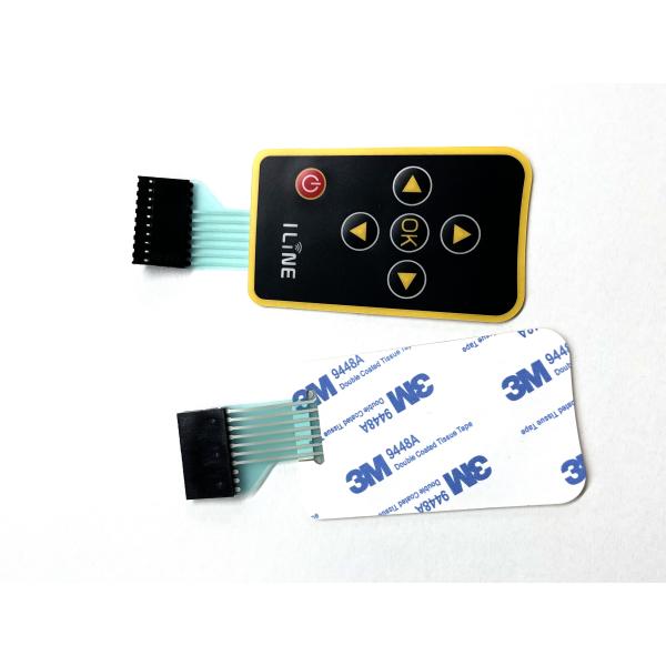 Conductive Silver Ink Printing Tactile Membrane Switch For WIFI Telecommunication Device
