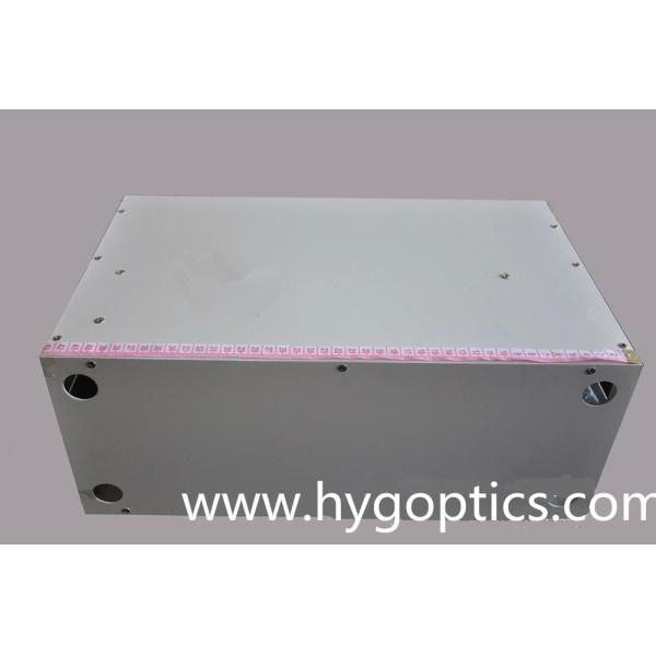 Indoor 48 Port Lc Fiber Optic Patch Panel Cold Rolled Carbon