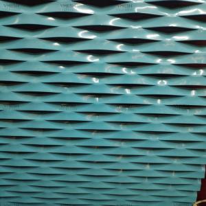 China Exterior Wall 4x8 Feet Aluminum Expanded Mesh Sheet  Powder Coated Rustproof on sale