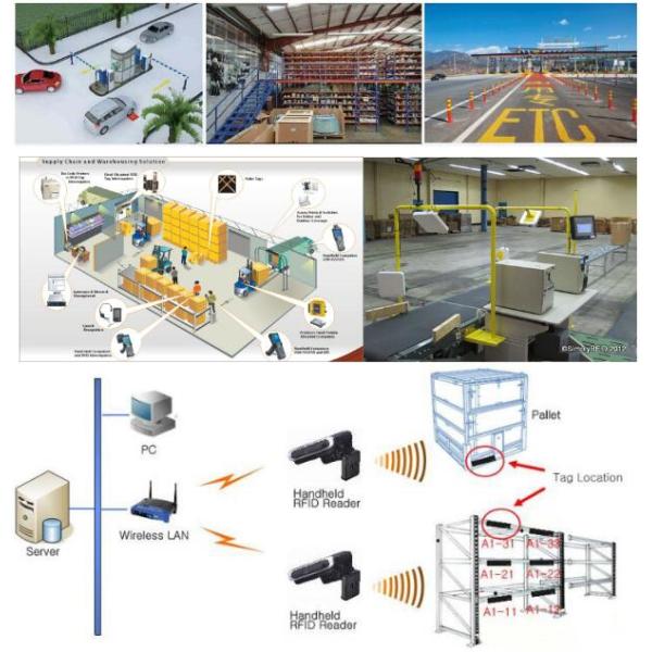 USB RS232 UHF RFID Desktop Contactless Card Reader FCC CE Certificate