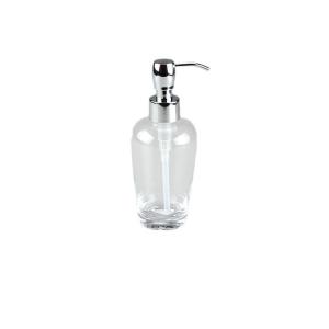 Best 11OZ Crystal Glass Soap Dispenser Bottles Countertop Glass Jar Hand Soap wholesale