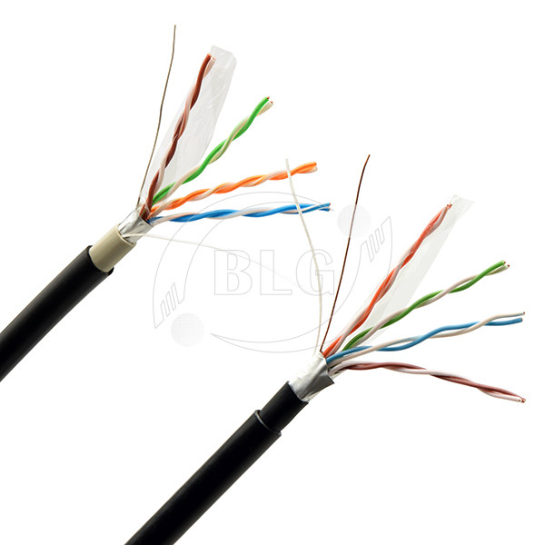 Al - Foil Shielded Cat5e Ethernet Lan Cable For Exterior Using Waterproof