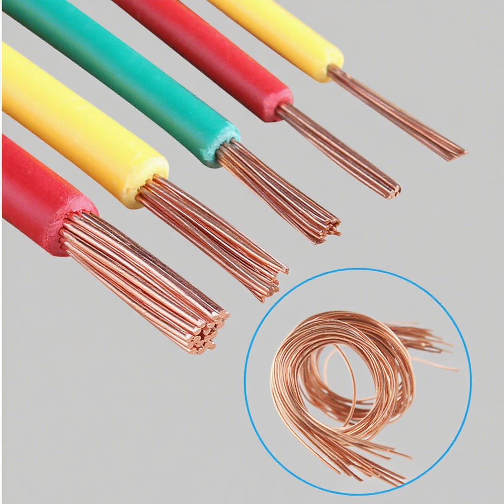 Single Core Solid Copper Wire BV PVC Insulation 1.5mm 2.5mm 4mm 6mm 10mm Low Voltage Construction Industrial Cable
