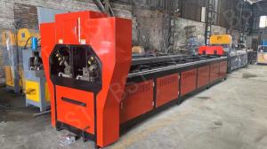 Dual Heads CNC Tube Punching Machine PLC Control For Sheet Metal Stainless Steel Copper Tube