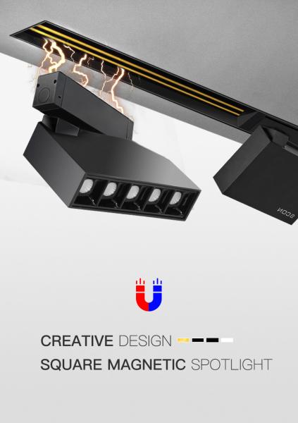 Cheap 7W DC24V Rotatable Magnetic LED Track Light Easy Installation Indoor Decoration for sale