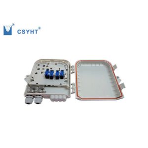 Best 8 port outdoor FTTH box 2 cable in 8 drop cable out load PLC splitter wholesale