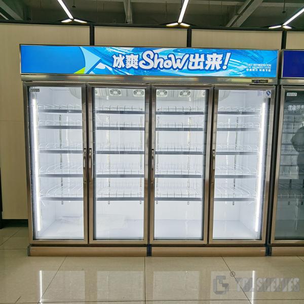 220v Supermarket Display Refrigerator commercial with 2 doors 3 doors