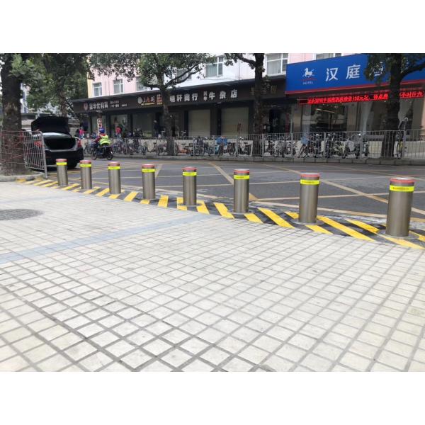 Stainless Steel RS485 3s 3.7KW Retractable Rising Bollard