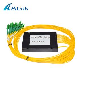 Best 1X16 Single Mode PLC Optical Splitter ABS Box 3mm Cable LC / APC Connectors wholesale