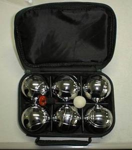 check factory Jeu De boules set,6pcs Boules Set,Petanque Set,6 Metal balls