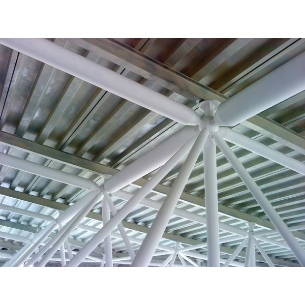 Frame Construction Prefabricated Skylight Space Frame Metal Building Heavy Design Steel Shed Gymnasium