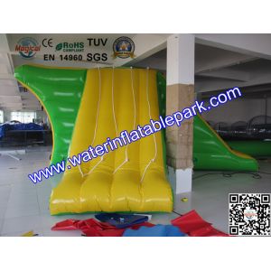 Best Yellow Green Inflatable Water Park Popular Game / Inflatable Climbing Slide wholesale