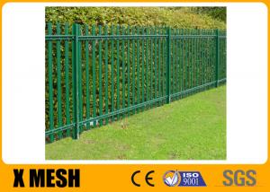 Best W Profile Steel Palisade Fencing Hot Dipped Galvanized 2400hx2300l In Cell Tower wholesale