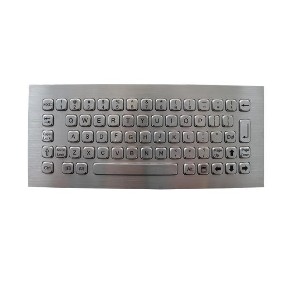 Cheap Industrial Panel Mounted Keyboard Rugged IK08 Vandal Resistant PS2 USB Interface for sale