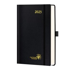 Best Monochrome Pages OEM ODM A5 2023 Planner Leatherette Paper Hardcover wholesale