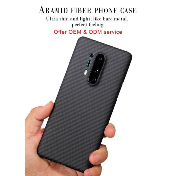 Additive 3D Soft Touch Aramid Fiber Phone Case For One Plus 8 Pro