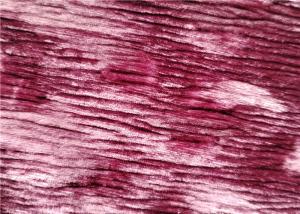 Wrinkle Velour Ks fabric Brush Pattern Polyester Spandex Korean fabric Ks Velvet For Women Dress Garment