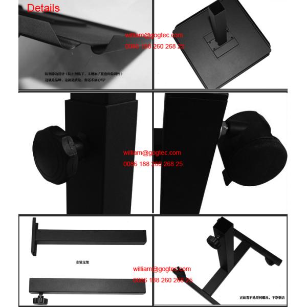 H shaped Floor stand trolley projector bracket support holder 54-90CM height 4 castors