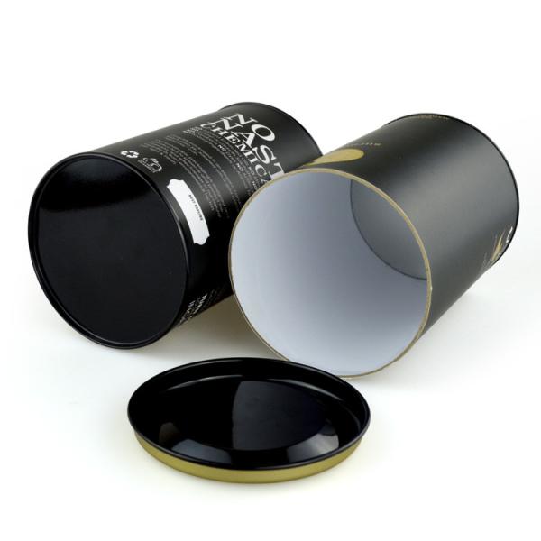 OEM Composite Can Packaging For Tea Packing With Lid And Base