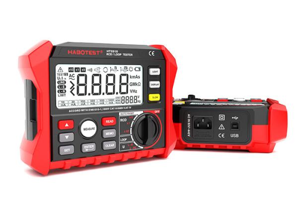 Cheap HT5910 RCD Loop Tester / Digital Resistance Meter For GFCI Loop Resistance Testing for sale