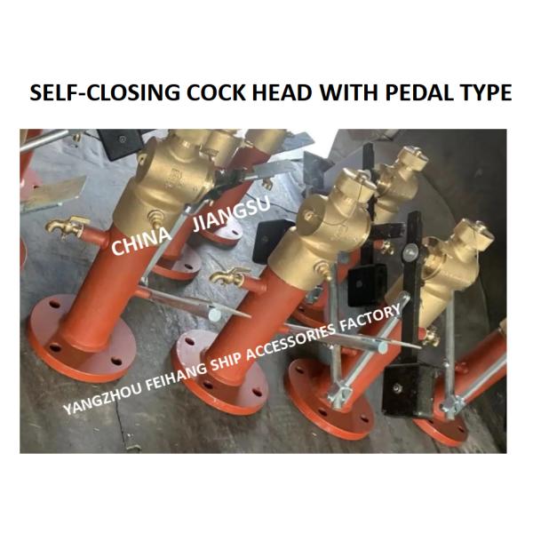 Fh-Dn65 Marine Sounding Self Closing Valve, Foot Type Sounding Self Closing Valve With Extension Rod DN65 CB / T3778-99