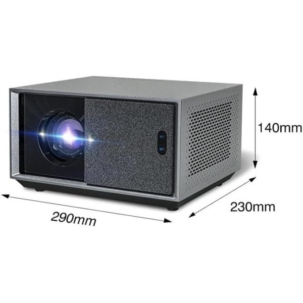 EHOMM S1 Flagship Smart Projector Native 1080P 800 ANSI Auto Focus Auto Keystone Android 9 2GB+32GB 4K Supported Home Cinema Projector