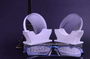 Best Semi Finished 1.56 Round Top Lens Blanks , Blocking Blue Light Eyeglass Lens Blanks wholesale