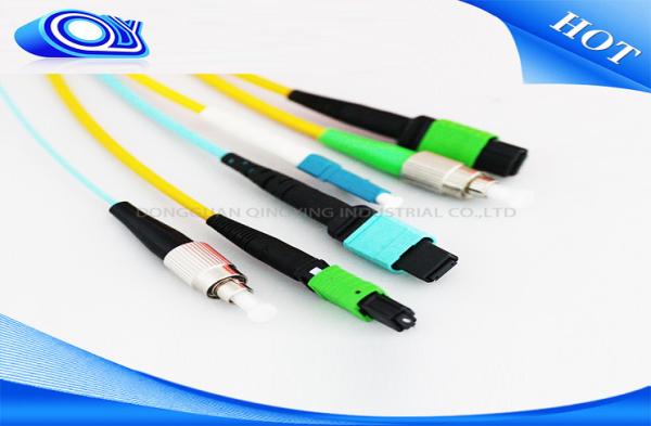 Cheap OM3 OM4 SC FC AOC MTP MPO Connector Fast Installation For Extended Trunk Cables for sale